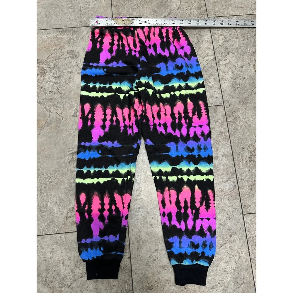 Justice Multicolor MLTDYE Sweatpants Small